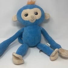 Large FINGERLINGS INTERACTIVE BLUE BORIS TALKING PLUSH MONKEY 2018