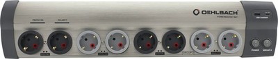 Oehlbach XXL Powersocket 908 Mehrfach-Steckdose vergoldet OFC 3,3 mm² Aluminium