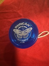 Blue Duncan Butterfly Yo-Yo, Working & In Good Condition.