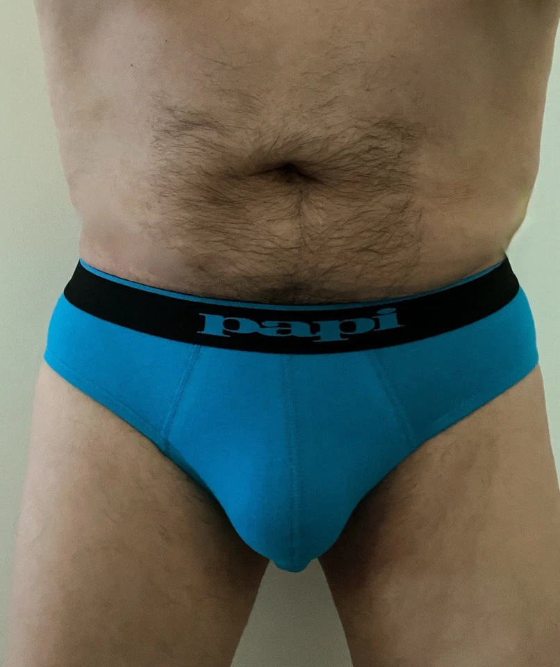 Dos calzoncillos vintage Papi azul/azul marino talla grande Foto 3 de 4