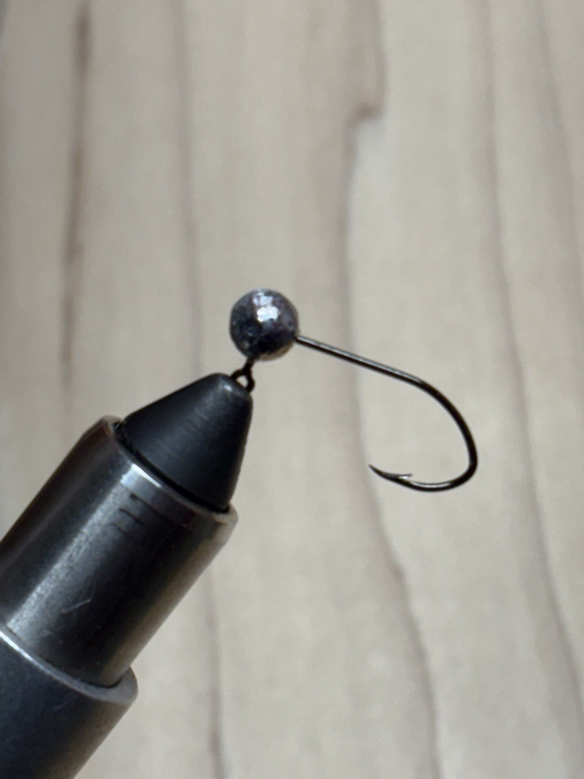 1/16oz Round jig heads with #6 Black Nickel Sickle hook Free Shipping