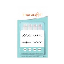 ImpressArt Design Stamp Set, Border Series 3, 6mm Characters