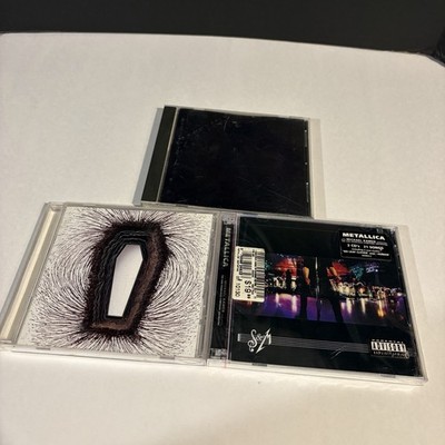 Metallica 3 CD Lot Black Album Death Magnetic S&M Live 4 Discs Heavy Metal Rock