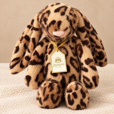 Jelly cat Leopard Bunny Plush Toy Doll Soft Stuffed Gifts With Dust Bag