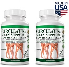 DIOSMIN AND HESPERIDIN, 120 Capsulas, Bio vein natural Formula, leg Spider Veins