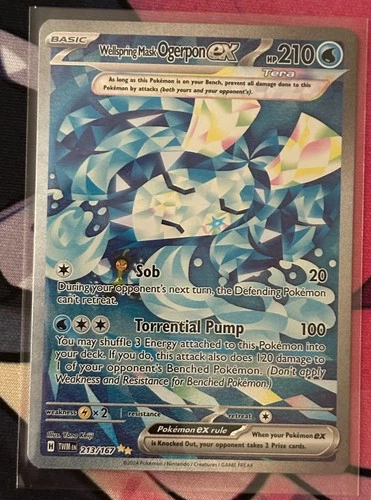 Wellspring Mask Ogerpon ex 213/167 Sv06: Twilight Masquerade Holo