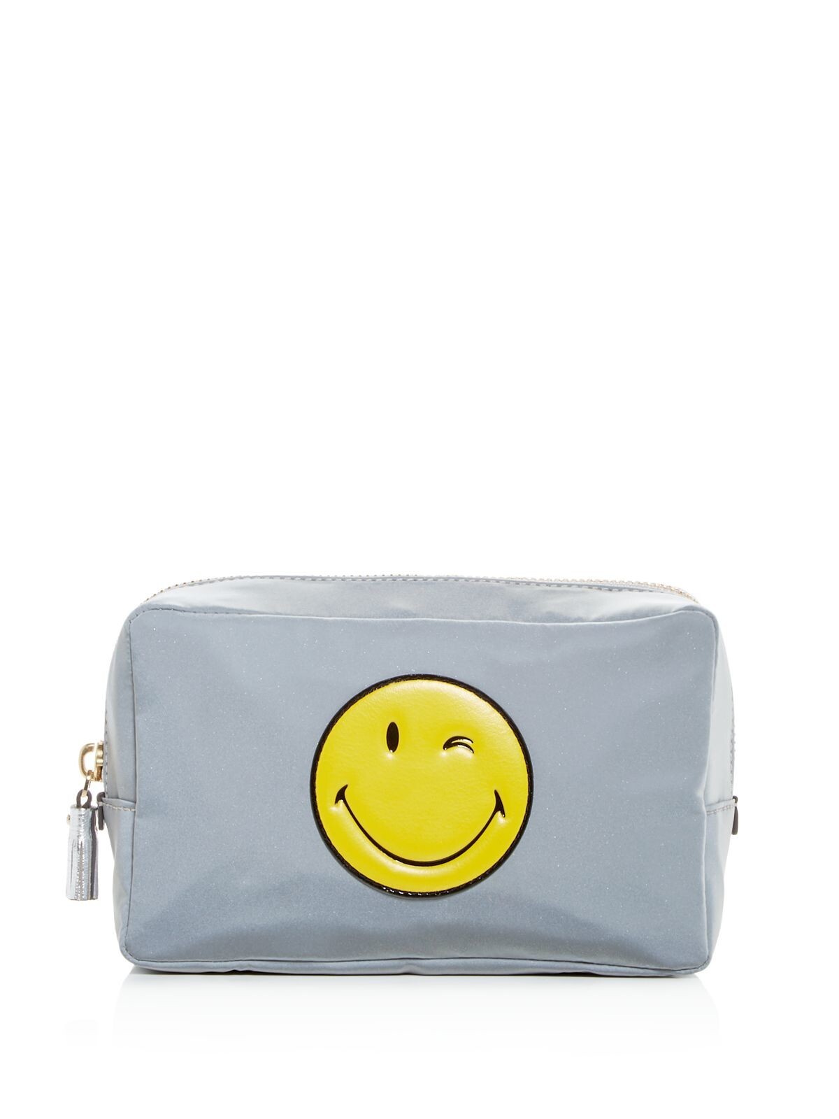 Женская сумочка-клатч с серебряным логотипом Anya Hindmarch из нейлона без бретелек