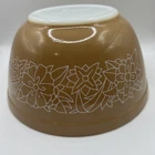 Pyrex Vintage 1.5 Qt. Nesting Mixing Bowl, Woodland #402, Light Brown