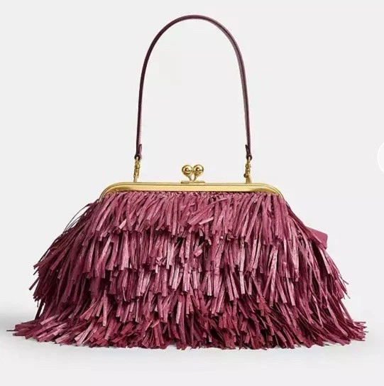 Coach Pink Straw Exterior Bags & Handbags for Women for sale | eBay
