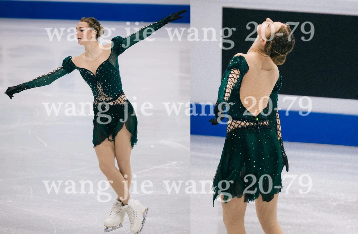 slim fit dress slacks Competition Figure Skating Dress Royal Mesh Lycra 100's AB Crystals –  Boutique Step Up main image 1