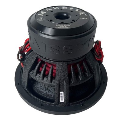 Massive Audio H124 12'' 1500W Dual 4-Ohm Mega Subwoofer