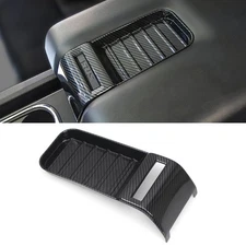 Carbon Fiber Accessories Armrest Storage Box Cover Trim For Toyota Tundra 14-21