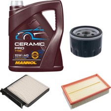 Pacchetto ispezione Febi 5L MANNOL Ceramic Pro 10W-40 per Renault Modus/Grand