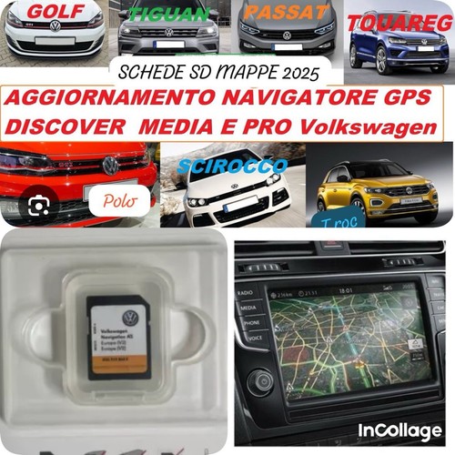 Schede Mappe 2025 Navigatore Originali Volkswagen CONTATTARE IN PRIVATO!!