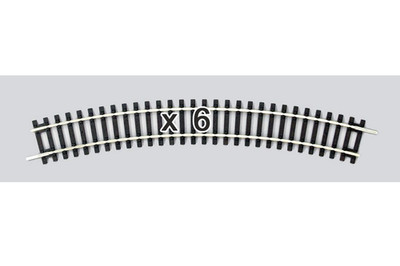 Piko 55212 HO Scale Curved Track R2/30° Box of 6