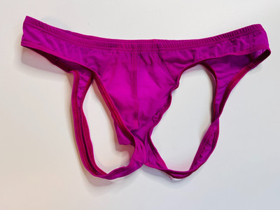 Manstore Jock Brief Slip Gr. M Prototyp NEU pink transparent