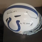 Tyler Warren Signed Full Size Speed Flex Authentic Colt Helmet Auto Fanatics COA