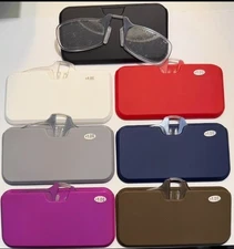 Ultra Thin Optics Reading Glasses Nose Clip Presbyopic +1.0 +1.5 +2.0 +2.5 +3.0