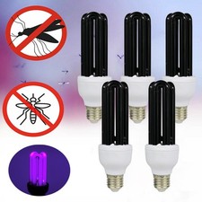 1/2/5/10X Blacklight Low Energy UV Light Screw Ultraviolet Lamp 395NM Light 40W