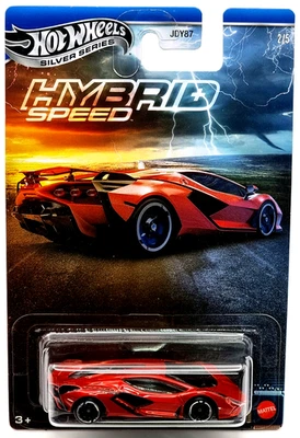 Hot Wheels car Silver Series Hybrid Speed Auto Lamborghini Sian FKP 37 2/5