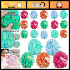 20 Pack Mini Bath Sponges - Soft Exfoliating Shower Loofahs for All Ages, Assort