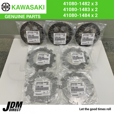 ハナヒゲ+4 Kawasaki Genuine Teryx 750 800 Rear Brake Disk Complete Kit New