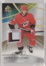2019-20 SP Game Used Gold Spectrum Premium Materials 12/25 Andrei Svechnikov xw4