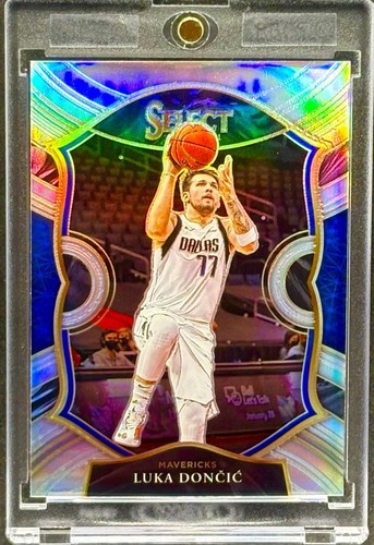 Luka Doncic RARE SELECT REFRACTOR INVESTMENT CARD SSP LAKERS MINT - Picture 1 of 2