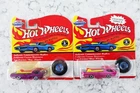 Lot of 2 colors Hot Wheels Vintage Collection Deora w Redlines on card