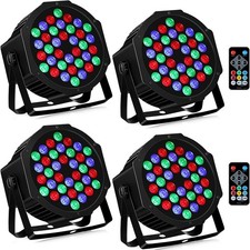 4PCS DJ Disco Party Stage Light 36LED RGB DMX Beam Lights KTV Show PAR Lighting