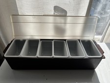 Vintage Hard Plastic 4700 Series Traex Kondi-Keeper 6 Condiment Trays Dispenser