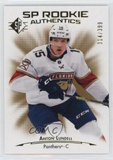 2021-22 SP Retail SP Rookie Authentics Gold 314/399 Anton Lundell #123 0i6