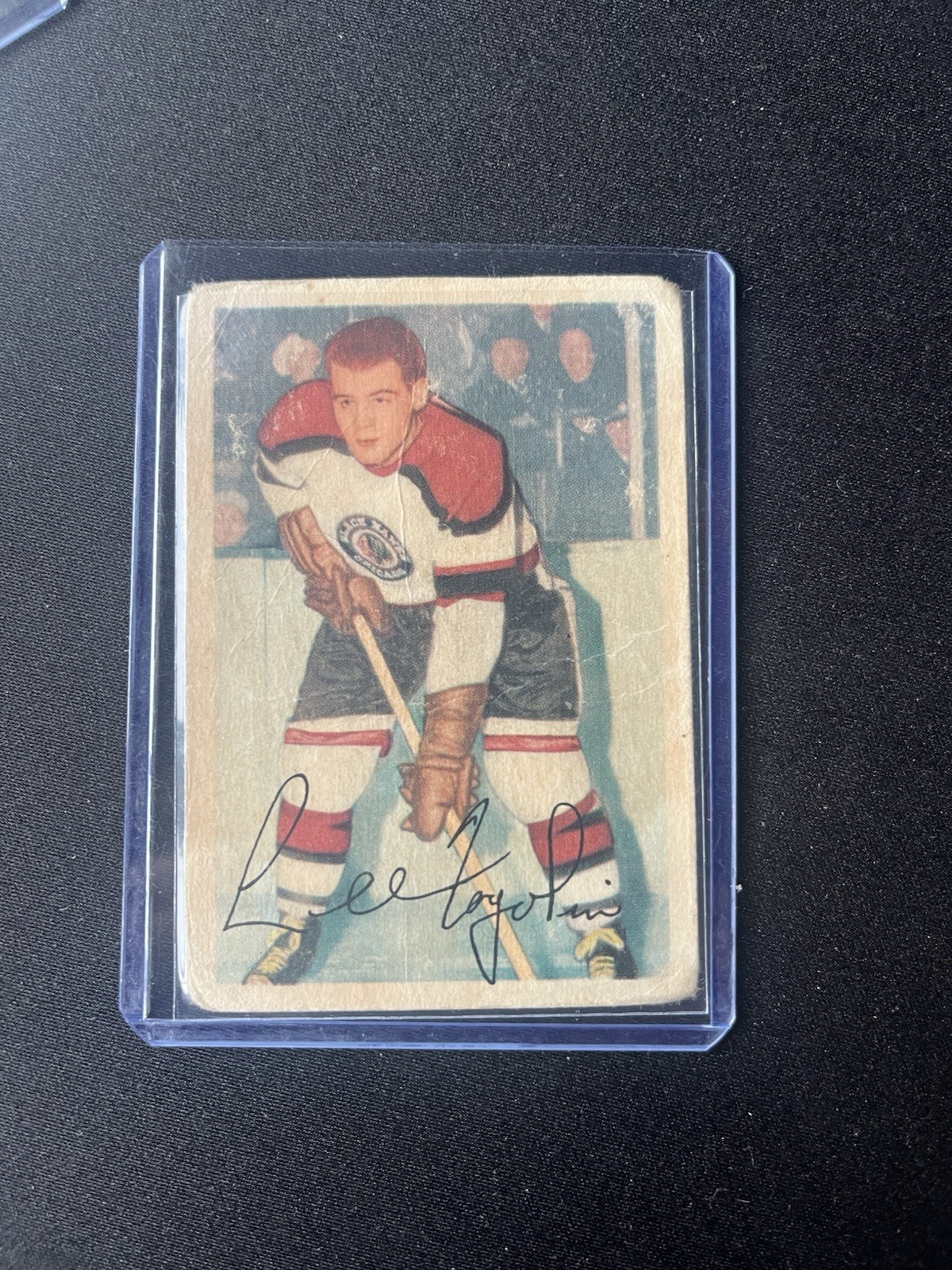Lee Fogolin #72 Hockey Cards 1953 Parkhurst trading card — raw and PSA graded price guide