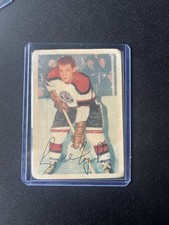 1953-54 Parkhurst Set-Break # 72 Lee Fogolin Chicago Blackhawks