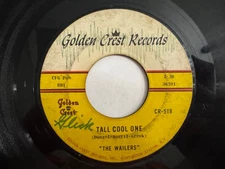 Surf Tittyshake 45- The Wailers "Roadrunner"/"Tall Cool.." Golden Crest VG+ HEAR