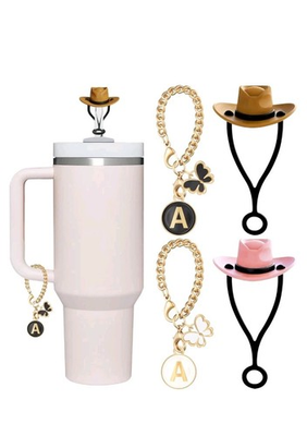 #ad Compatible with Stanley 2PCS Cute Letter Charms for Stanley 30amp;40oz A Box M $5.00