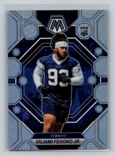 2023 Panini Mosaic #375 Viliami Fehoko Jr.   Silver Prizm RC  Dallas Cowboys