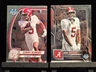 2) Germie Bernard 2024 Bowman University Chrome #156 1st + 2025 Base #187Alabama