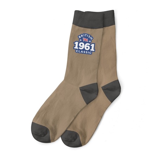 65th Birthday Gift Socks Present Idea Men Age 65 Years Old Size 6-11 Accessory - Afbeelding 15 van 16