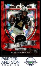 Rondale Moore RC Red Ice 2021 Panini Prizm Draft Picks Collegiate #171 Purdue