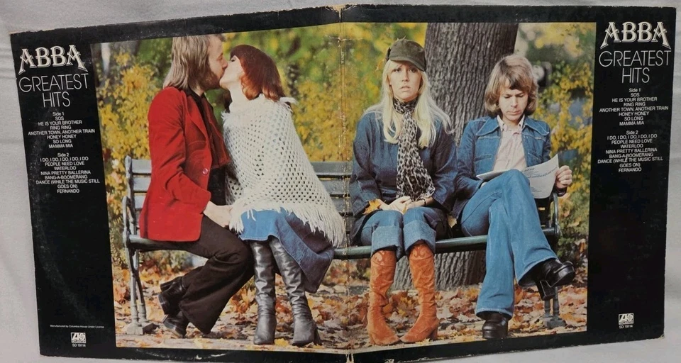 VINTAGE ABBA Greatest Hits - Gatefold Vinyl Record LP 1973 Atlantic SD 18189 NM - Image 2 of 4