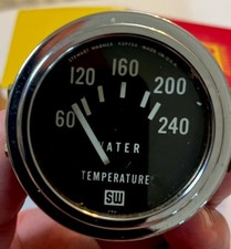 Vintage 1960s Stewart-warner 2-116 D-311-w Newunused Water Temp Gauge Vintage 1960s Stewart-warner 2-116 D-311-w Newunused Water Temp Gauge