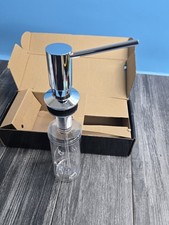 New Kraus KSD-41CH Modern Soap Dispenser Chrome Silver Kitchen Sink Pump