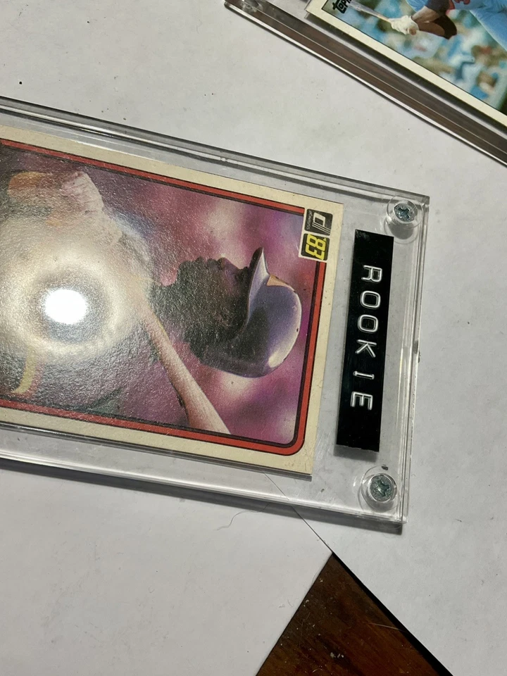 Tony Gwynn 1983 Donruss #598 Novato San Diego Padres Salón de la fama RC Porta tornillos Foto 4 de 4