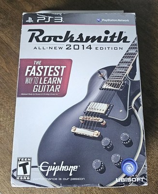ROCKSMITH 2014 with Real Tone Cable Playstation 3 PS3 Brand New & Factory Sealed