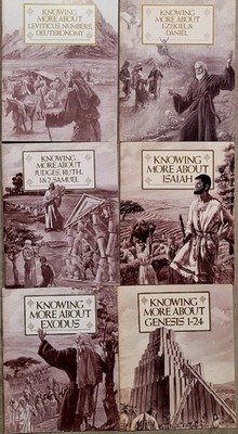Lot Of 6 Vtg Bible Study Program Workbooks By Guideposts. Learn About The Bible!