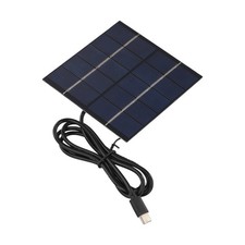 Portable 15W Solar Charger with Type C Output for Outdoor Mobile Devices