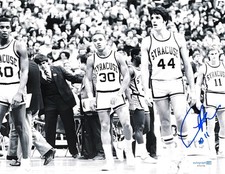 LEO RAUTINS  SIGNED AUTOGRAPH 8x10 PHOTO ACOA      SYRACUSE BASKETBALL LEGEND