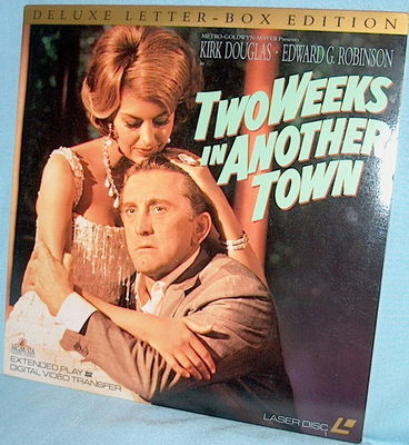 LD laserdisc TWO WEEKS IN ANOTHER TOWN Kirk Douglas/Edward G. Robinson 'Scope