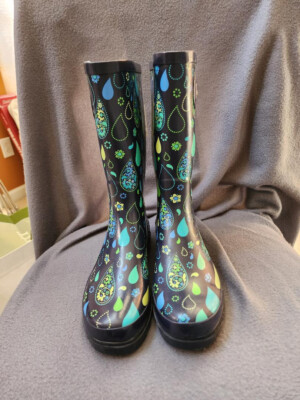 (取寄) ウエスタンチーフ レディース プリンテッド トール レイン ブーツ Western Chief women Printed Tall Rain Boot Pouring Paisley Western Chief Women's Printed Tall Waterproof Rain Boot Pouring